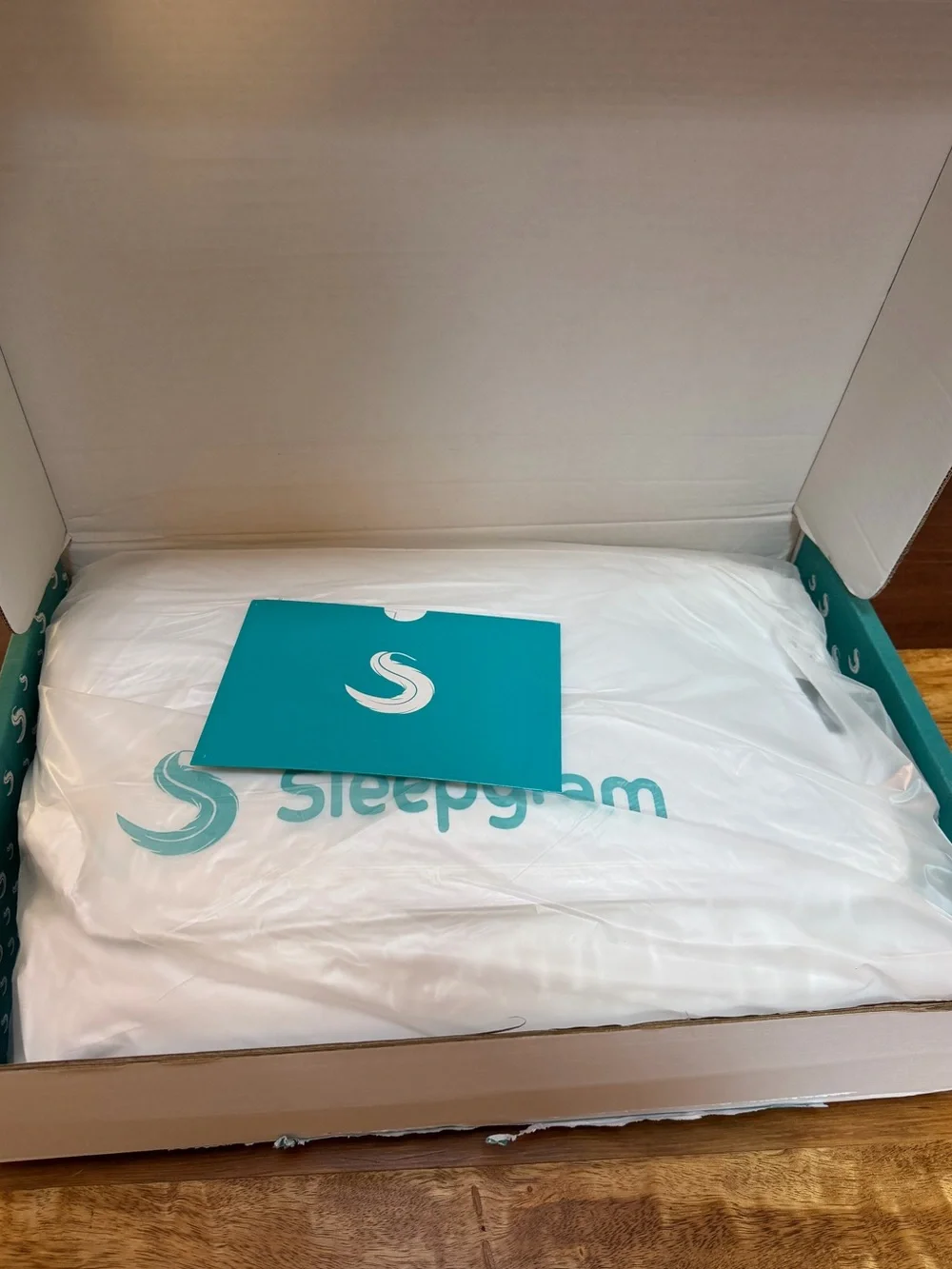 Two (2) New in Box Standard Size - Sleepgram Pillows